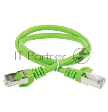 Коммутационный шнур (патч-корд) кат.6 FTP PVC 1м зелёный (PC02-C6F-1M)