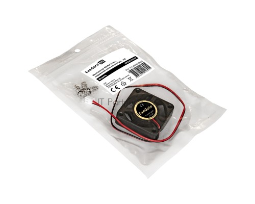 Вентилятор ExeGate EX04010S2P, 40x40x10 мм, подшипник скольжения, 2pin, 5500RPM, 22dBA
