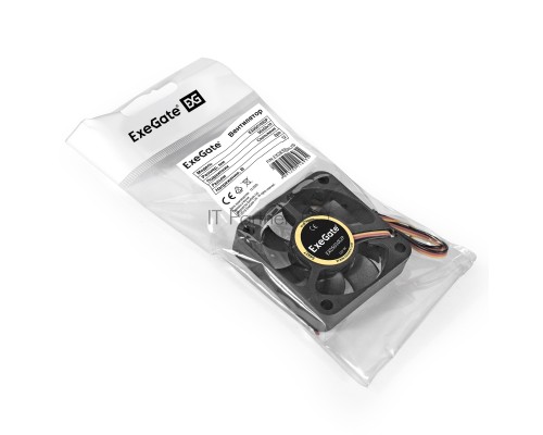 Вентилятор ExeGate EX05010S2P, 50x50x10 мм, подшипник скольжения, 2pin, 4500RPM, 24dBA