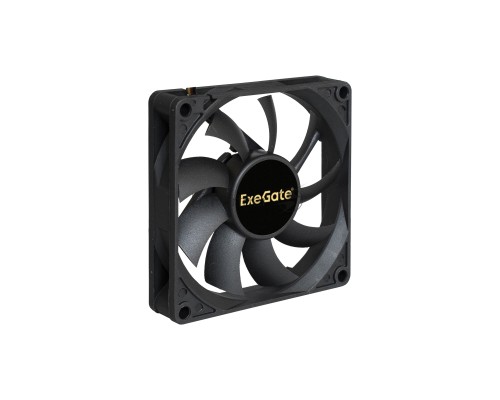 Вентилятор ExeGate ExtraSilent ES08015S3P, 80x80x15 мм, подшипник скольжения, 3pin, 1600RPM, 23dBA