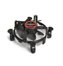 Кулер ExeGate EЕ97378, Al + Copper, S1150/1151/1155/1156, TDP 95W, Hydro bearing, 4pin, 23.5db, BOX