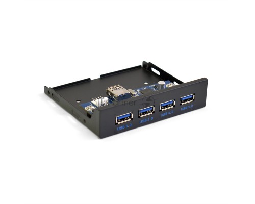 Планка USB на переднюю панель ExeGate U3H-625, 3,5