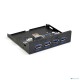 Планка USB на переднюю панель ExeGate U3H-625, 3,5