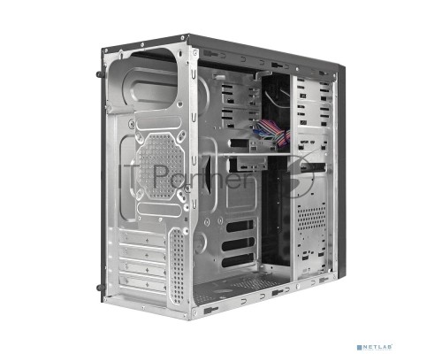 Компьютерный корпус Minitower ExeGate MA-372UX Black, mATX <без БП> 2*USB+2*USB3.0, Audio