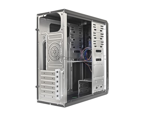 Корпус Miditower ExeGate CP-605U Black, ATX, <CP450W, 80mm>, 1*USB+1*USB3.0, Audio