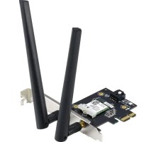 ASUS PCE-AX1800 Беспроводной двухдиапазонный PCI Express адаптер AX1800 + Bluetooth 5.2, внешняя антенна, Wi-Fi 6 (ax) 