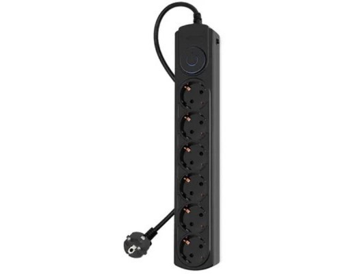 [Сетевые фильтры] Ippon Сетевой фильтр BK-6-EU-1.8-10-B, 1.8м, черный