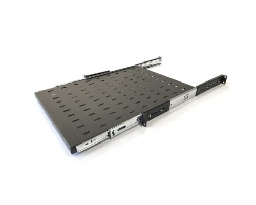 [Монтажное оборудование] Полка выдвижная Hyperline TSS3-800-RAL9004 1U нагр.:20кг. 19