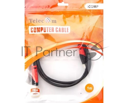 Кабель HDMI-19M --- HDMI-19M ver 2.0 4K*60Hz, 1m TELECOM PRO <TCG220-1M>