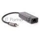 Кабель-переходник USB 3.1 Type-C -->RJ-45 1000Mbps Ethernet, Aluminum Shell, 0.15м Telecom <TU320M>