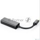 Кабель-переходник USB 3.1 Type-C -->RJ-45 1000Mbps Ethernet, Aluminum Shell, 0.15м Telecom <TU320M>