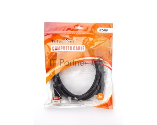 Кабель соединительный DP-DP 1.2V 4K@60Hz  2м TELECOM PRO <CG720-2M>