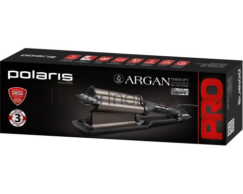 Щипцы Polaris PHS-5095TAi Argan Therapy PRO турмалиновое