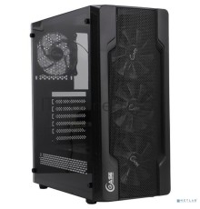 Компьютерный корпус Powercase Mistral X4 Mesh, Tempered Glass, 4x 120mm fan, чёрный, ATX  (CMIXB-F4)