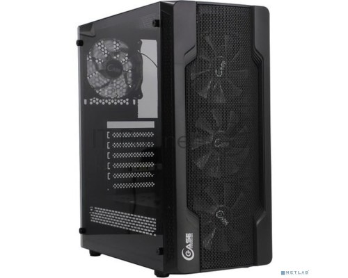 Компьютерный корпус Powercase Mistral X4 Mesh, Tempered Glass, 4x 120mm fan, чёрный, ATX  (CMIXB-F4)