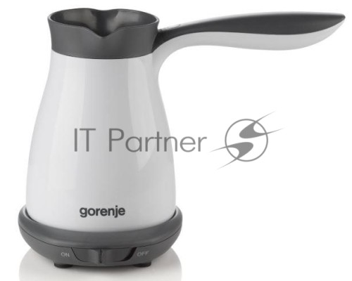 Электрическая турка Gorenje TCM330W белый, исп. кофе - молотый, 0.33 л, 550 Вт.