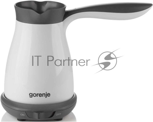 Электрическая турка Gorenje TCM330W белый, исп. кофе - молотый, 0.33 л, 550 Вт.