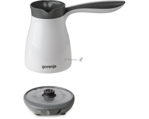 Электрическая турка Gorenje TCM330W белый, исп. кофе - молотый, 0.33 л, 550 Вт.