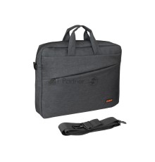 Сумка ExeGate Business ECC-045 Black, черная, полиэстер повышенной плотности 600D, 15.6