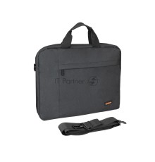Сумка ExeGate Business ECC-215 Black, черная, полиэстер повышенной плотности 600D, 15.6