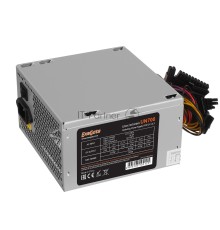 Блок питания 700W ExeGate UN700, ATX, PC, 12cm fan, 24p+4p, 6/8p PCI-E, 3*SATA, 2*IDE, FDD + кабель 220V в комплекте