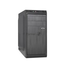 Компьютерный корпус Miditower ExeGate XP-401 Black, ATX, <XP600, Black,120mm>, 2*USB, Audio