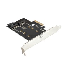 Переходник ExeGate EXE-509 M.2 B key + M.2 M Key -> PCI-Ex4/SATA