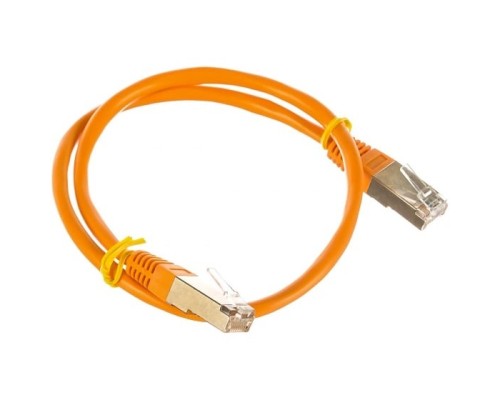 [Коммутационный шнур] Патч-корд PP22-0.5M/O 1000G FTP 4 пары cat5E CCA molded 0.5м оранжевый RJ-45 (m)-RJ-45 (m)
