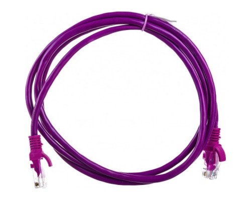 [Коммутационный шнур] Патч-корд UTP Cablexpert PP12-1.5M/V кат.5e, 1.5 м, литой, многожильный (фиолетовый)