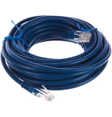 Патч-корд UTP Cablexpert PP12-7.5M/B кат.5e, 7.5м, литой, многожильный (синий)