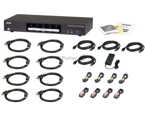 Переключатель-KVM USB 4PORT DUAL-DP CS1944DP-AT-G ATEN