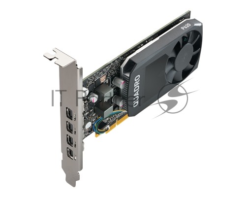 Видеокарта VGA PNY NVIDIA Quadro P620, 2 GB GDDR5/128 bit,4xMini DisplayPort, PCI-E 3.0, 4xminiDisplayPort - DVI-D, 4xminiDisplayPort - DisplayPort