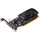 Видеокарта VGA PNY NVIDIA Quadro P620, 2 GB GDDR5/128 bit,4xMini DisplayPort, PCI-E 3.0, 4xminiDisplayPort - DVI-D, 4xminiDisplayPort - DisplayPort