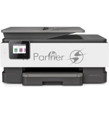 МФУ струйный HP OfficeJet 8023 (1KR64B), A4, цвтной, печ. до 20 стр/мин. (ч/б), до 10 стр/мин. (цвет), скан. до 8 стр/мин. (ч/б) 3.5 стр/мин. (цвет), 1200 x 1200 dpi, USB, RJ-45, Wi-Fi, Air Print
