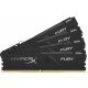 Модуль памяти DDR 4 DIMM 32Gb PC28800, 3600Mhz, Kingston HyperX FURY Black CL17 (Kit of 4) (HX436C16FB3K4/32) (retail)