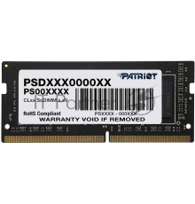 Оперативная память SO-DIMM DDR 4 DIMM 4Gb PC21300, 2666Mhz, Patriot Signature (PSD44G266681S) (retail)