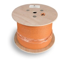 Cabeus SFTP-4P-Cat.6a-SOLID-IN-LSZH Кабель витая пара, категория 6a (10GBE) S/FTP, 4 пары (23 AWG), одножильный (solid), каждая пара в экране, общий экран - сетка, LSZH, нг(А)-HF, (305 м)