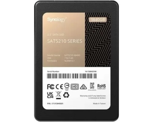 [Дисковый массив] Synology SAT5210-3840G SSD жесткий диск SATA 2.5