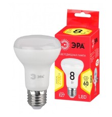 ЭРА Б0050701 Лампочка светодиодная RED LINE LED R63-8W-827-E27 R Е27 / E27 8 Вт рефлектор теплый белый свет 