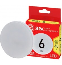 Эра Б0054242 Лампочка светодиодная RED LINE LED GX-6W-827-GX53 R 8 Вт таблетка теплый белый свет