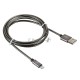 Кабель Digma USB A(m) Lightning (m) 1.2м темно-серый
