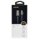 Кабель Digma USB A(m) Lightning (m) 1.2м темно-серый