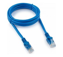 Патч-корд UTP Cablexpert PP12-1.5M/B кат.5e, 1.5м, литой, многожильный (синий)