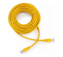 Патч-корд UTP Cablexpert PP12-10M/Y кат.5e, 10м, литой, многожильный (жёлтый)