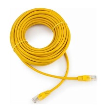 Патч-корд UTP Cablexpert PP12-10M/Y кат.5e, 10м, литой, многожильный (жёлтый)