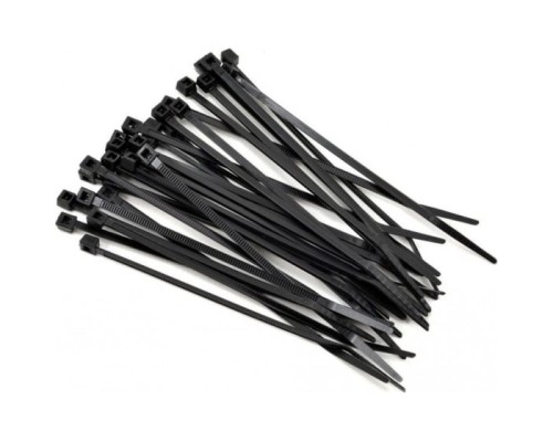 [Монтажное оборудование] Стяжка пластиковая WRline WR-SHN-25-200B 200x2.5мм (упак:100шт) нейлон 6.6 черный