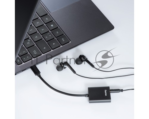 Разветвитель USB 2.0 Hama 00135748 2порт. черный