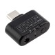 Разветвитель USB-C Hama 00135747 2порт. черный