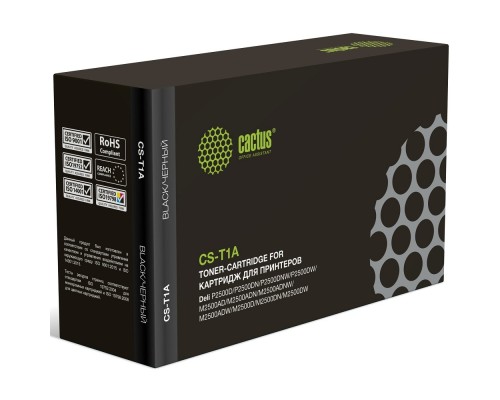 [расходные материалы] Картридж лазерный Cactus deli T1A CS-T1A черный (2000стр.) для Deli P2500D/P2500DN/P2500DNW/P2500DW/