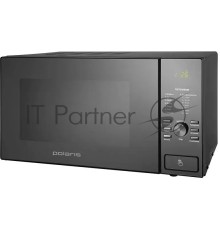 Микроволновая печь Polaris PMO 2303D RUS черный, 23 л, 900 Вт, переключатели- поворотный механизм/кнопки
